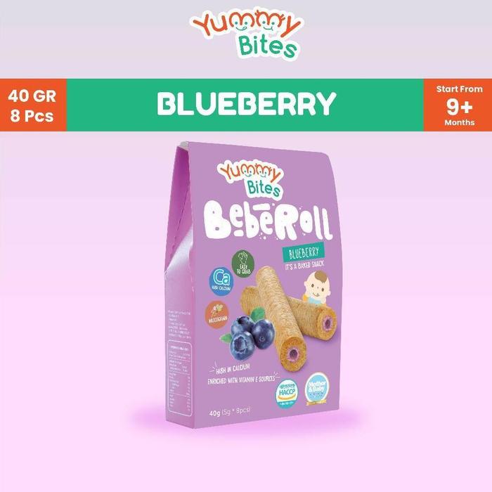 Gambar Kesempatan Hemat Yummy Bites Beberoll - Snack Bayi #A-115 - Blueberry dari waritunamarket undefined Tokopedia