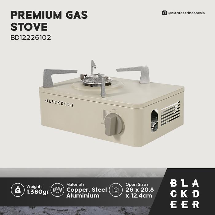 Gambar Kompor Camping Blackdeer BD1222610 Premium Gas Stove - Grey, READY dari Blackdeer Indonesia undefined Tokopedia