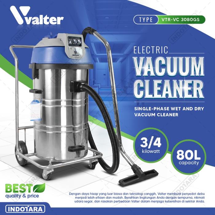 Gambar Industrial Vacuum Cleaner Wet & Dry Valter Series - Berbagai Kebutuhan Industri - VTR-VC3080GS dari PT. Indotara Persada undefined Tokopedia