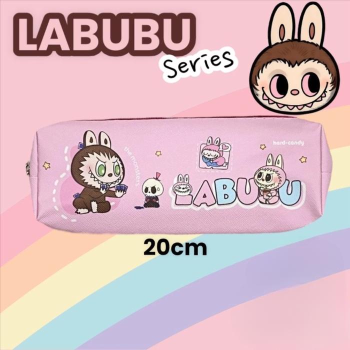 Gambar Tempat Pensil Labubu  Aesthetic Kotak Alat Tulis Labubu Kekinian Premium dari Home ATK undefined Tokopedia