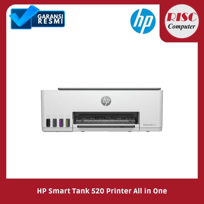 Gambar HP Smart Tank 210 315 500 520 580 Printer Ink Tank Print Scan Copy All in One - HP 520, Ink Ori dari Risc Computer undefined Tokopedia