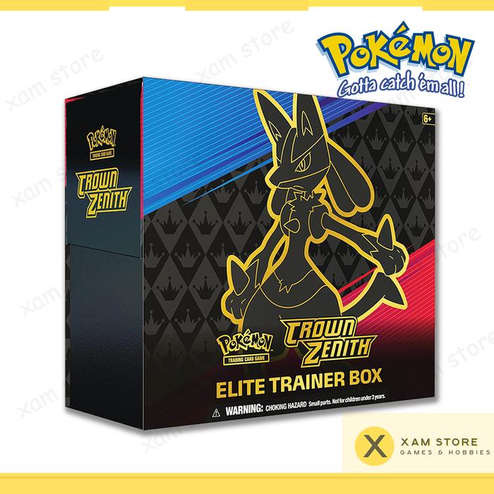 Gambar CROWN Zenith ETB (Elite Trainer Box) Pokemon TCG dari Xam Games Store undefined Tokopedia