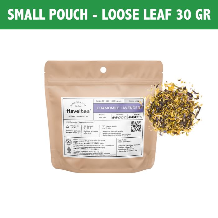 Gambar CHAMOMILE LAVENDER | Mini Tin | Haveltea | Floral Green Tea - Small Pouch LL dari HAVELTEA undefined Tokopedia