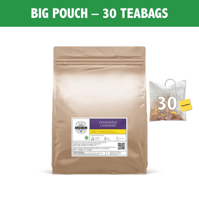 Gambar CHAMOMILE LAVENDER | Mini Tin | Haveltea | Floral Green Tea - Big Pouch 30 TB dari HAVELTEA undefined Tokopedia