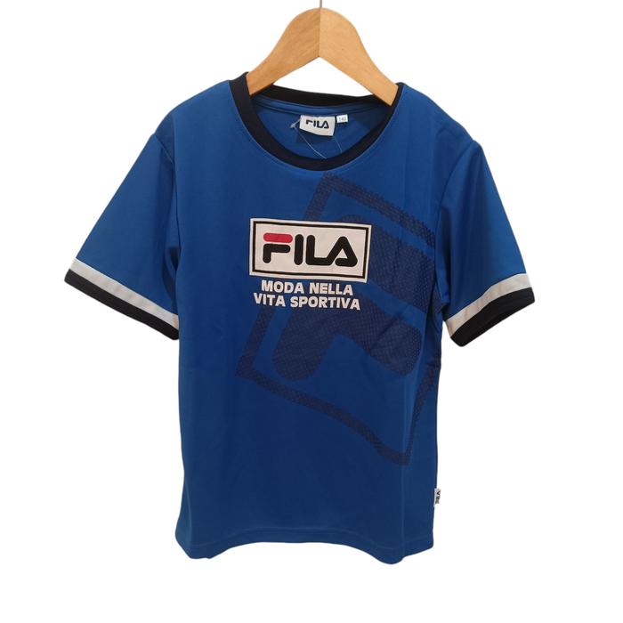 Gambar Phi159 Kaos Olahraga Basket Futsal Dryfit Anak Fila - Biru dari Phi fashion undefined Tokopedia