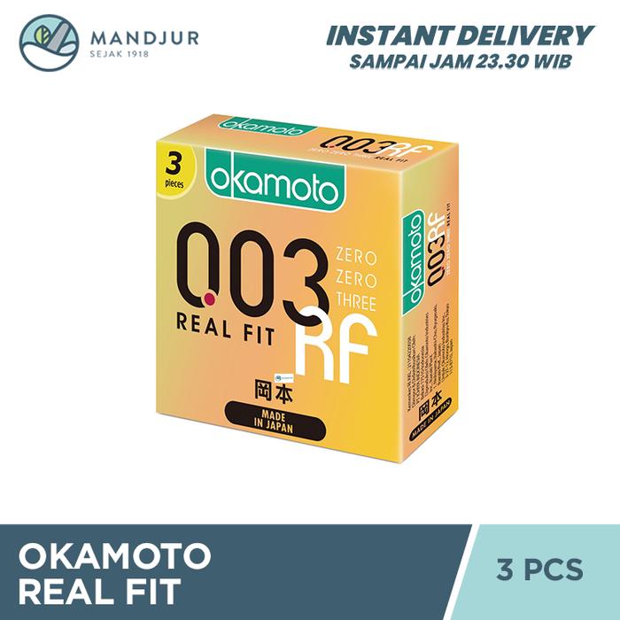 Gambar Kondom Okamoto 003 Real Fit 3 Pcs dari Apotekmandjurofficial undefined Tokopedia