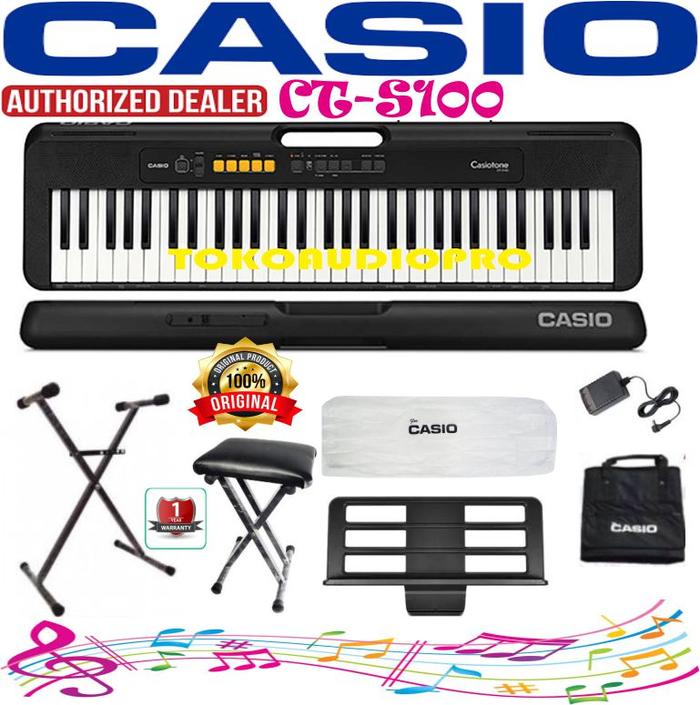 casio cts100 ct-s100 cts 100 paket keyboard di Tokoaudiopro Tokopedia