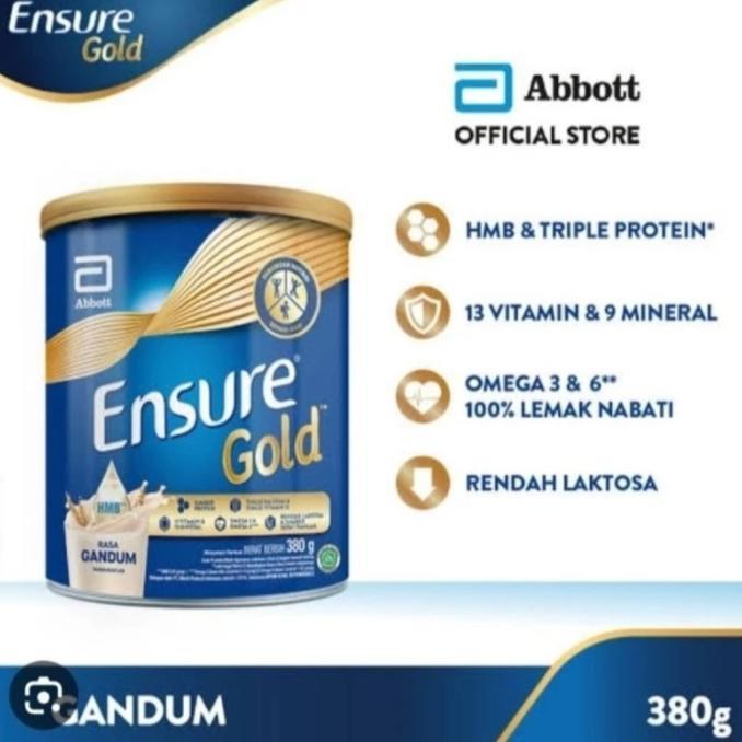 Gambar Ensure Gold Gandum 380 Gram Original Best Seller dari mushroom ch undefined Tokopedia