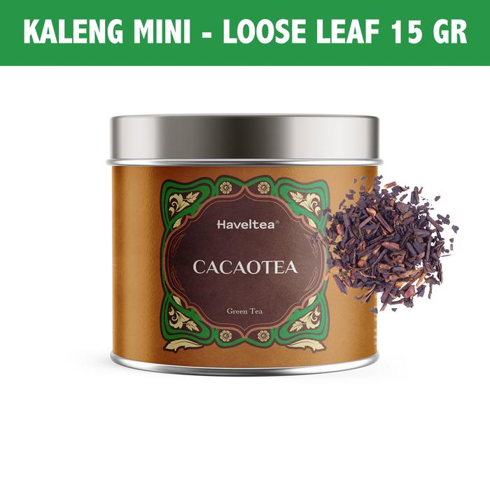 Gambar CACAOTEA | Small Pouch | Haveltea | Teh Hijau Coklat | Loose Leaf - Kaleng Mini LL dari HAVELTEA undefined Tokopedia