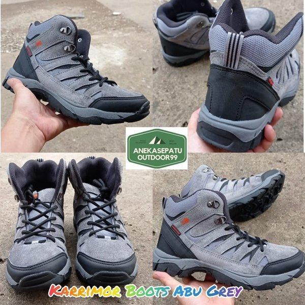 Gambar Sepatu Gunung Karrimor Boots Gray Trecking Outdoor Hiking - Bayar Di Rumah - Bayar Di Tempat - Cod - 38 dari pratiwierika undefined Tokopedia