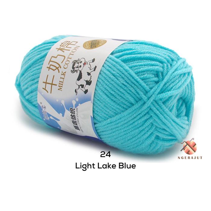 Gambar Starter Kit Crochet Belajar Merajut Untuk Pemula - Light Lake Blue dari Ngerajut undefined Tokopedia