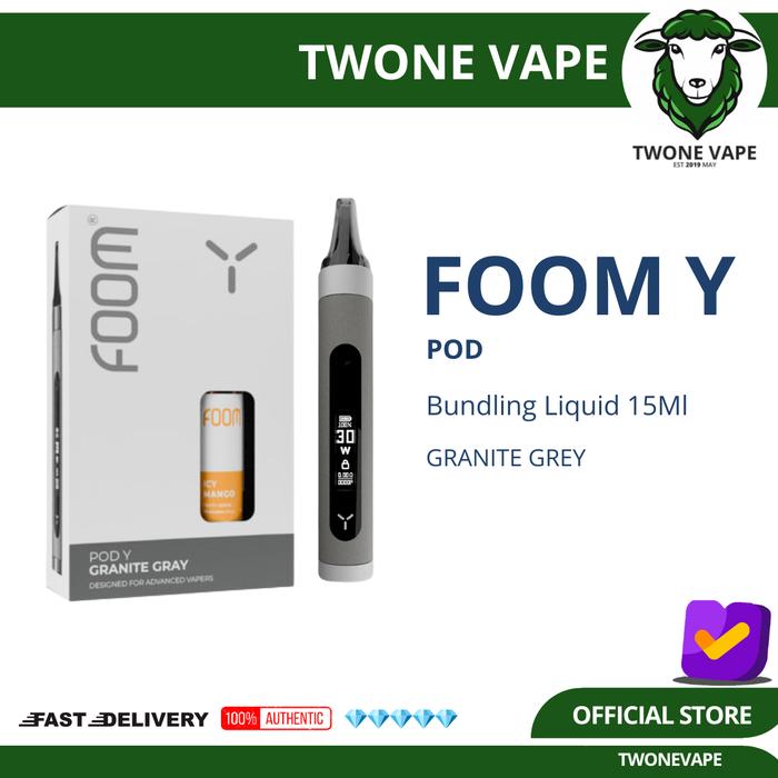 Gambar Foom Y Pod Kit by FOOM Lab - GRANITE GREY dari Twoneofficial undefined Tokopedia