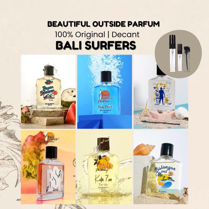 Gambar Share in Jar Decant BSP Bali Surfers Perfume Parfum Surfing Club Blue Point - Kuta 7PM, 1ml vial dari BeautifulOutside_NEW undefined Tokopedia