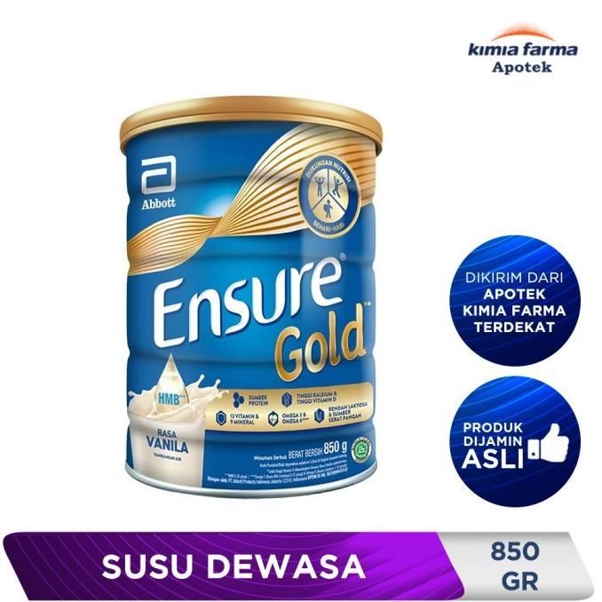 Gambar ENSURE GOLD VANILA 850 GR / SUSU DEWASA / KIMIA FARMA dari Mabkhut Jaya Store undefined Tokopedia