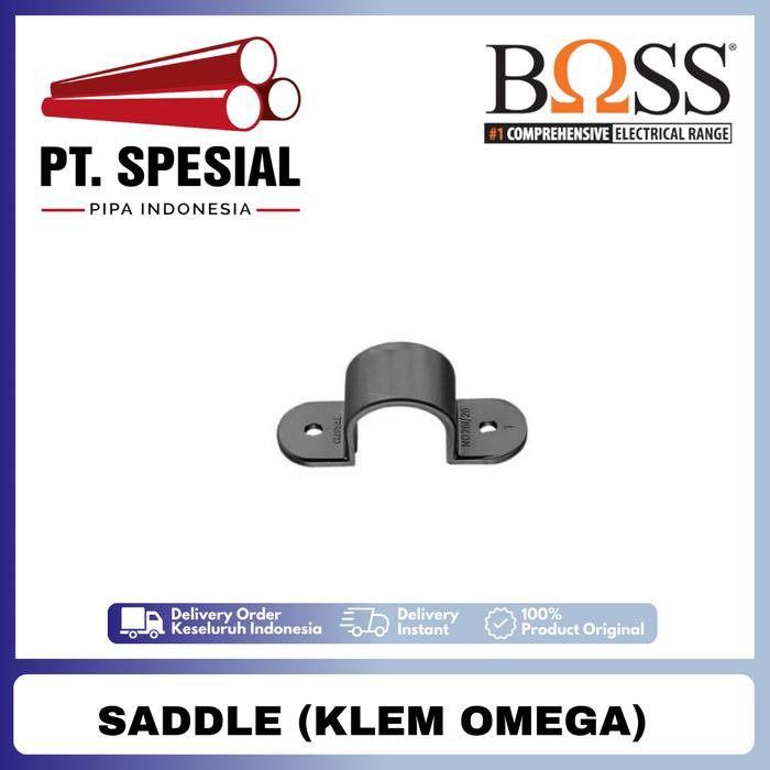 Gambar Klem Pipa Omega 32mm Conduit Boss / Saddle Klem Omega Conduit Boss - JBI - Hitam dari PT SPESIAL PIPA INDONESIA JAMBI undefined Tokopedia