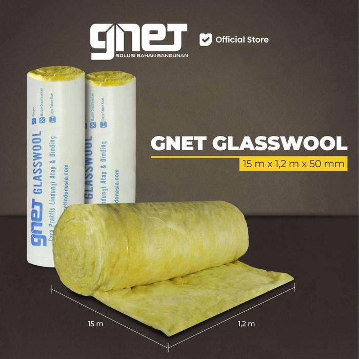 Gambar GNET Glasswool | Insulasi Dinding Peredam Suara & Panas - GNET 15M dari GNET Official Store undefined Tokopedia