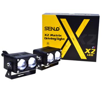 Gambar LED SENLO X2 PLUS V3 90W/PAIRS MINI PROJIE MINI LASER FOG LIGHT FLAT CUTOFF - YELLOW / WHITE dari AutoLightt undefined Tokopedia