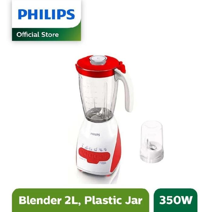 Gambar Blender Philips Kaca HR-2116 - Merah dari Ritaelektronik undefined Tokopedia