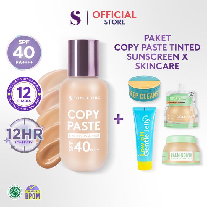 Gambar SOMETHINC [2 PCS] Copy Paste Tinted Sunscreen X Skincare (Copy Paste Tinted Sunscreen SPF 40 PA++++ Skin Tint, Calm Down Moisturizer Cream, Omega Butter Deep Cleansing Balm, Low pH Gentle Jelly Cleanser) - W04 Tiffany, Low pH 100 ml dari Somethinc undefined Tokopedia