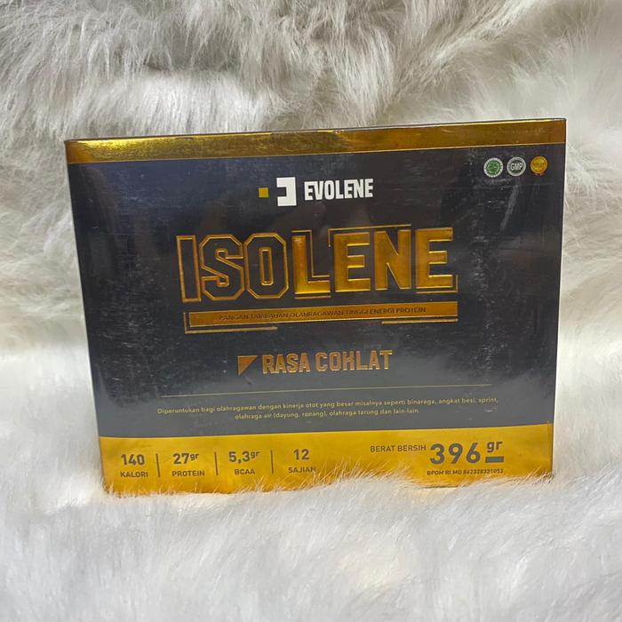 Gambar Isolene Evolene Whey Protein Isolate 12 sachet 12sachet 396gram 396 gr dari Promo Gojek Suplemen undefined Tokopedia