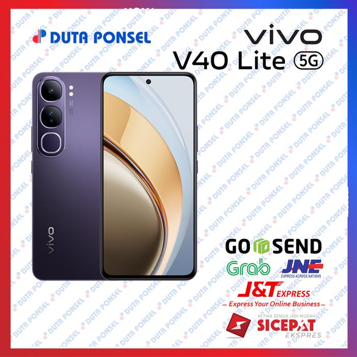 Gambar VIVO V40 Lite 5G 8/256 GB Garansi Resmi - Carbon Black dari Duta Ponsel Pekanbaru_NEW undefined Tokopedia