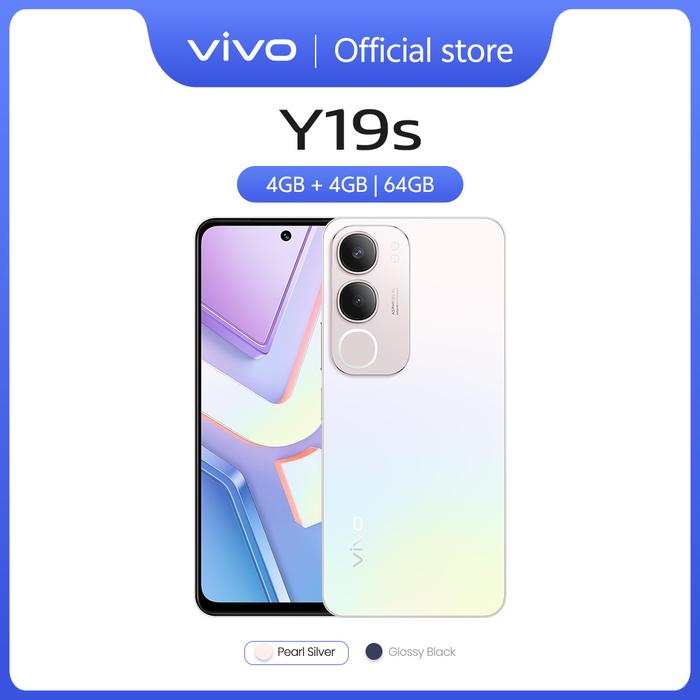 Gambar vivo Y19S (4/64) - 50 MP AI Camera, 5500mAh+15W FlashCharge, SGS Drop Resistance, IP64 Dust Waterproof, Dual Speaker Audio Boost - VV168NRML - Pearl Silver dari vivo Indonesia undefined Tokopedia