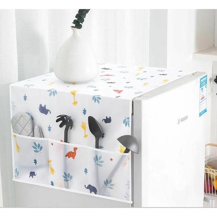 Gambar Sarung Kulkas Motif - Cover Kulkas Waterproof - Dino dari Aurel Babyshop undefined Tokopedia