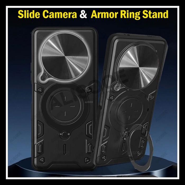 Gambar Xiaomi Redmi 14C Case Pattern Armor Ring Magnetic Original HardCase Cover Back Silicone Stand Bumper Soft Casing - HITAM., XM REDMI 14C. dari Markas acc 88 undefined Tokopedia