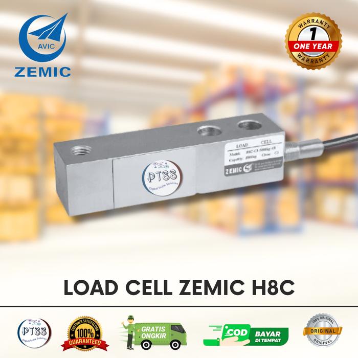 Gambar Load Cell, Shearbeam, Sensor Timbangan, ZEMIC H8C 100 Kg - 250Kg - 500Kg - 750Kg - 1Ton - 1,5 Ton - 2 Ton - Loadcell Mounting Tanpa Mounting - Tanpa Mounting, 100Kg dari pusat timbangan88 undefined Tokopedia