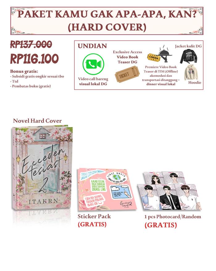 Gambar PRE ORDER - BUKU NOVEL - ECCEDENTESIAST 2 BY ITAKRN - BUMI FIKSI - KAMU GAPAPA HC dari Bumi Fiksi Makassar undefined Tokopedia