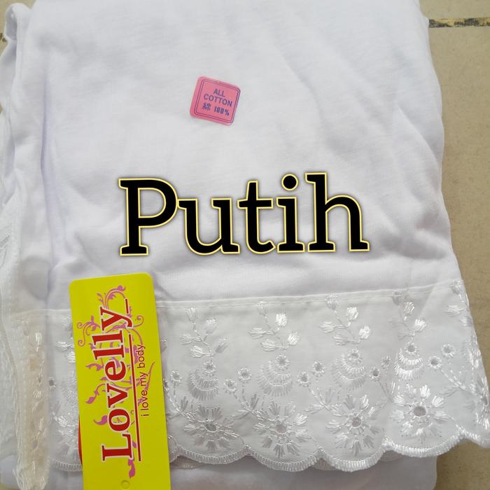 Gambar Dalaman Rok Panjang / Rok Dalam Panjang / Androk panjang - Putih, Model Celana dari official lovelly store undefined Tokopedia