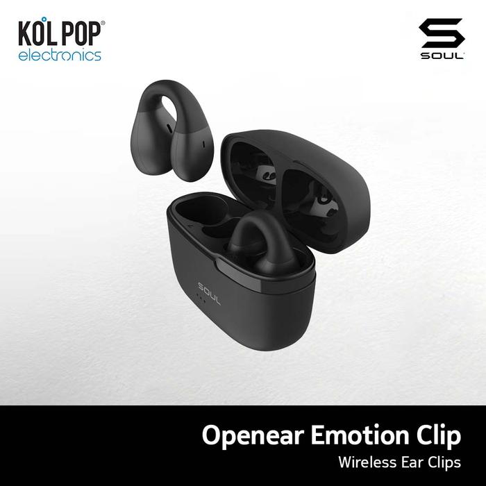 Gambar SOUL Openear Emotion Clip Air Conduction Wireless Ear Clips - Hitam dari Koolpop Electronics undefined Tokopedia