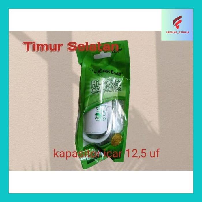 Gambar FREDI* KAPASITOR BULAT ICAR ECOFILL ORI POMPA AIR MESIN CUCI 8UF,10UF,12UF,16UF MIKRO KABEL - 12,5uF dari frediko atmojo undefined Tokopedia