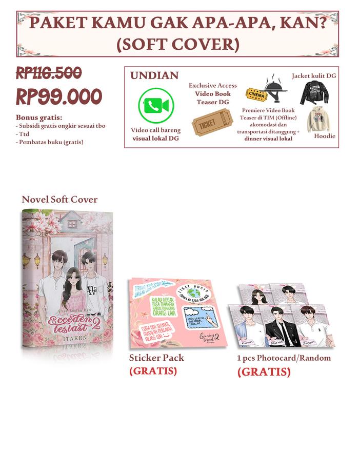 Gambar PRE ORDER - BUKU NOVEL - ECCEDENTESIAST 2 BY ITAKRN - BUMI FIKSI - KAMU GAPAPA SC dari Bumi Fiksi Makassar undefined Tokopedia