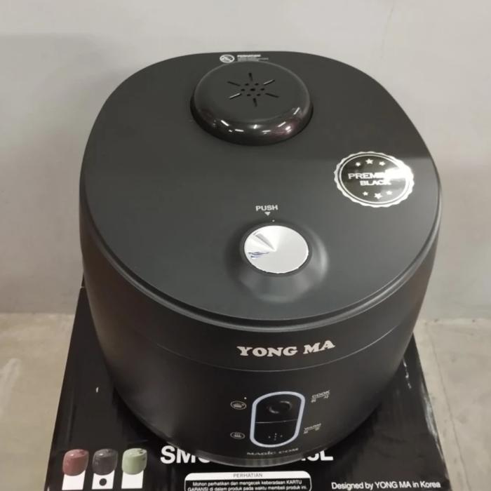 Gambar YONG MA : SMC7083 MAGIC COM RICE COOKER 1,8  LITER  YONGMA SMC 7083 400 WATT PREMIUM TEFLON MURAH - Hitam dari HOKKI HOUSEWARE undefined Tokopedia