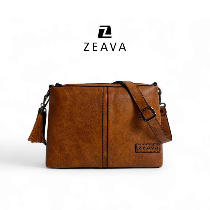 Gambar [ZEAVA] Chloe Slingbag - Tas Selempang Wanita/Premium Slingbag/Adjustable Slingbag/2 in 1 Mode Wanita - Terracotta, All Size dari zeava undefined Tokopedia