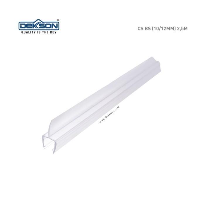 Gambar Dekkson Cs Bs 2.2m Clip Klip Seal Pintu Kaca Frameless Sel Sil Penutup Celah Penahan Air Shower Kamar Mandi Mohair Moher Water Skrip Alumunium Alminium Aluminium Almunium Transparan Bening Peredam Door Setrip Lis Sela Kusen Kayu Karet Segel Lantai - CS BS 2.2M dari Center Plus Shop undefined Tokopedia