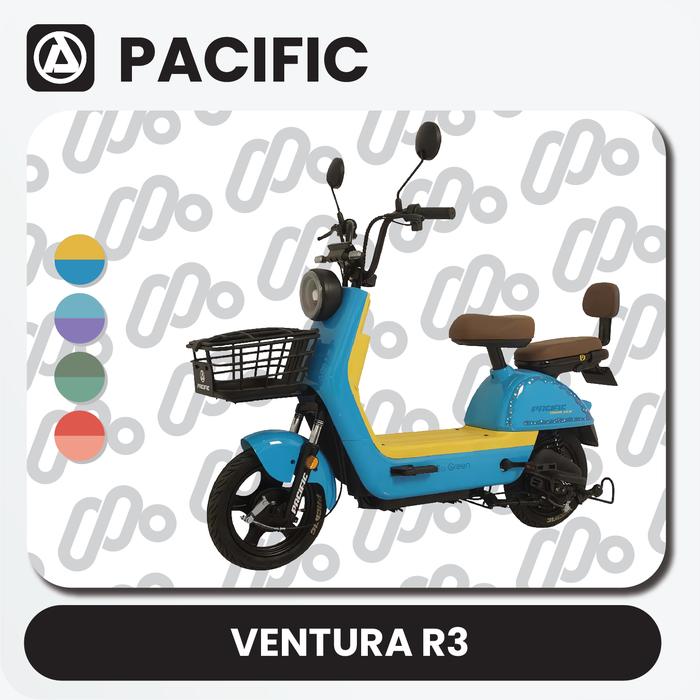Gambar Sepeda Listrik Pacific Ventura R3 - Biru dari Mister e-Bike Official undefined Tokopedia