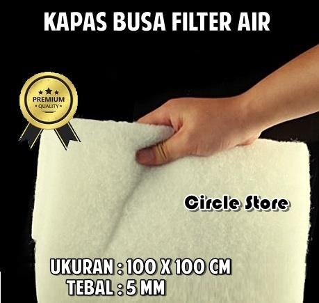 Gambar Kapas Busa Filter Super / Kapas Saringan Media Filter Air Aquarium - Batu Krikil dari Circle Store Official undefined 3 Tokopedia