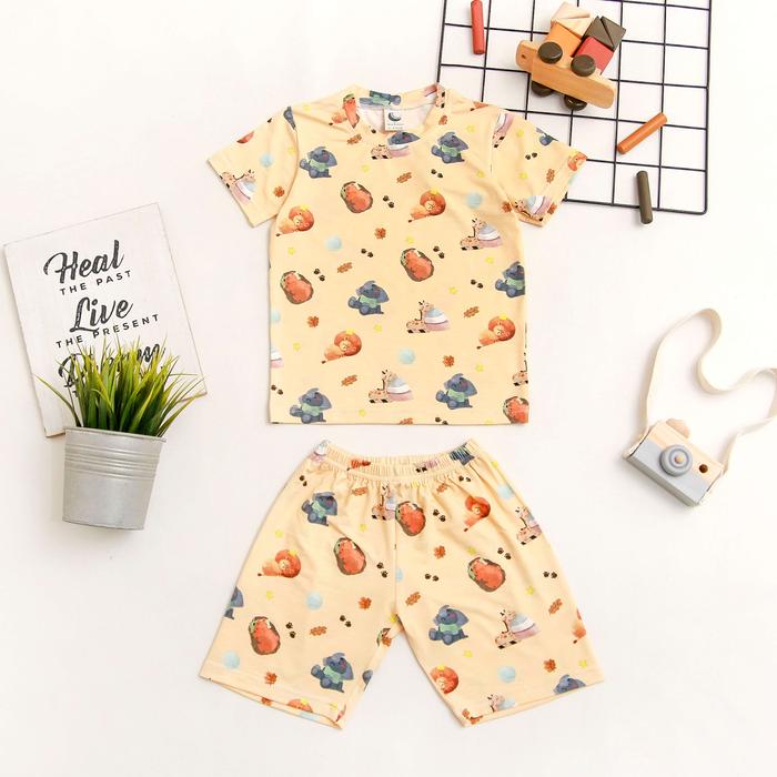Gambar Baju Tidur Anak TENCEL Piyama Pendek DOUILLET by DOUX DOLCE - Nap Time, 5-6 Years dari douxdolce douillet undefined Tokopedia