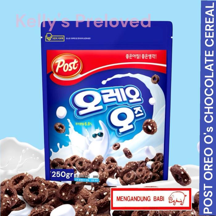 Gambar POST OREO O'S CEREAL WITH MARSHMALLOW 250gr | PRODUCT OF KOREA - CHOCOLATE dari Kellys Prelovedd undefined Tokopedia