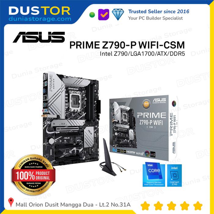 Gambar ASUS PRIME Z790-P WIFI-CSM | Intel Z790 LGA 1700 Motherboard dari Dunia Storage Komputer undefined Tokopedia