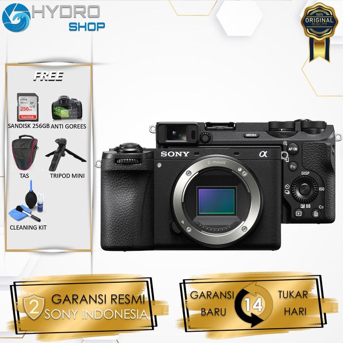 Gambar Sony Alpha A6700 KIT  E 18-135mm f3.5-5.6 OSS / SONY A6700 BODY / SONY A6700 KIT - BODY ONLY, TANPA PAKET dari HydroShop- undefined Tokopedia