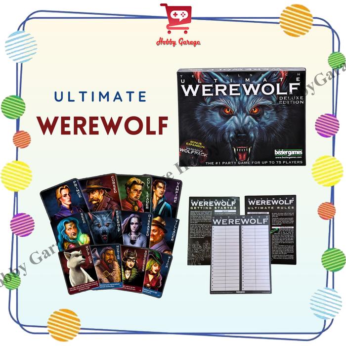 Gambar Board Game Ultimate Werewolf Deluxe Edition Card Games dari Hobby Garage_NEW undefined Tokopedia