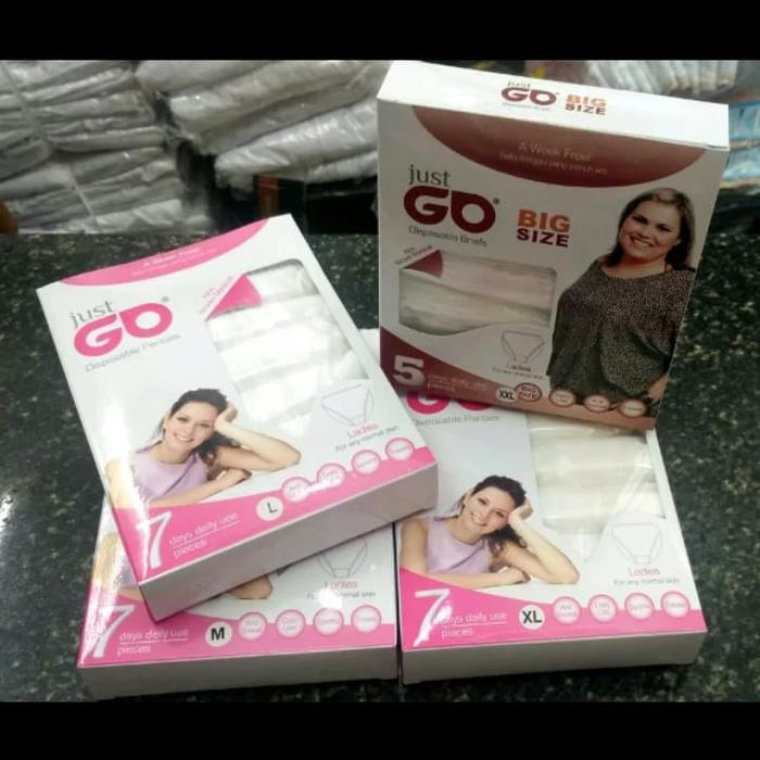 Gambar Celana kertas sekali pakai Jumbo cewe - Putih, XL dari rosida collection undefined Tokopedia