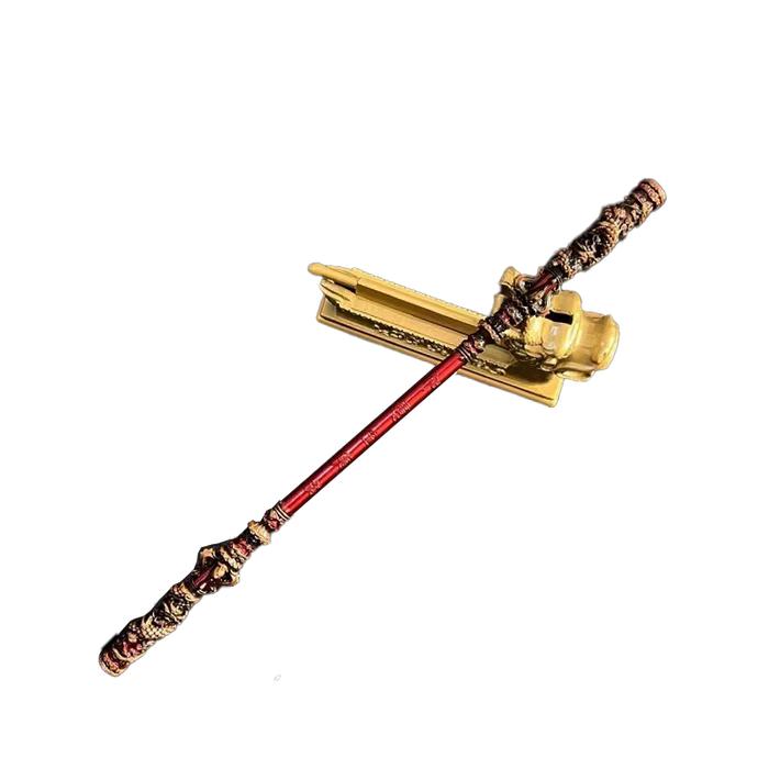 Gambar 22 cm Black Myth Wukong Monkey King Jin Gu Bang Bahan Hand-Made Alloy Golden Hoop Myth Black - Merah dari Cyber-MM undefined Tokopedia