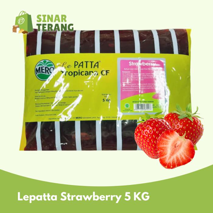 Gambar Selai Lepatta Tropicana CF Strawberry 5 KG - GOJEk / GRAB ONLY dari sinar terang Regency undefined Tokopedia