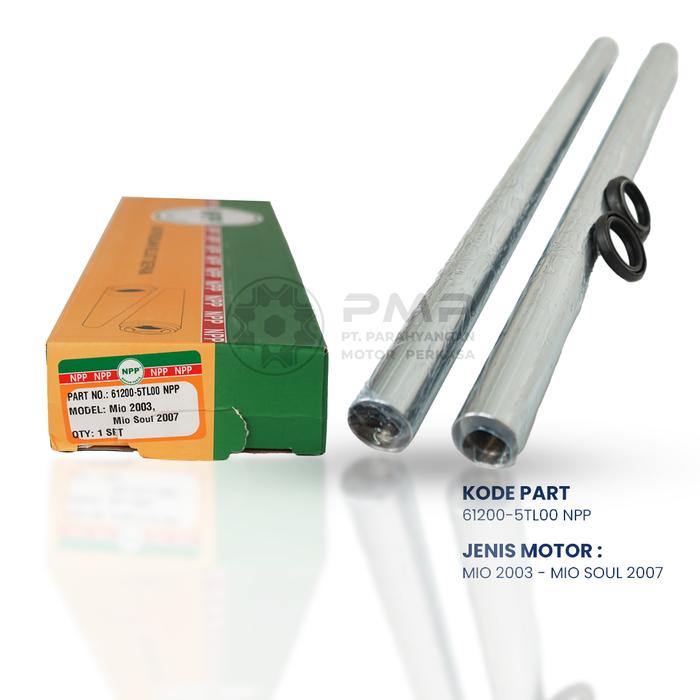 Gambar AS -SHOCK DEPAN/ AS PEREDAM KEJUT DEPAN / SHOCKBREAKER  DEPAN BEAT NEW 2012, MIO 2003, MIOSOUL 2007, CB 150R 2012-2018, NEW VIXION 2012, KARISMA, NMAX - 5TL00 dari Nippon Part JABAR NPP undefined Tokopedia