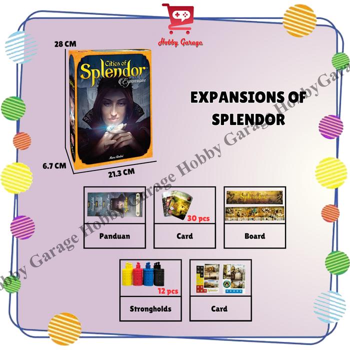 Gambar Splendor Board Game Mainan - Cities Exp dari Hobby Garage_NEW undefined Tokopedia