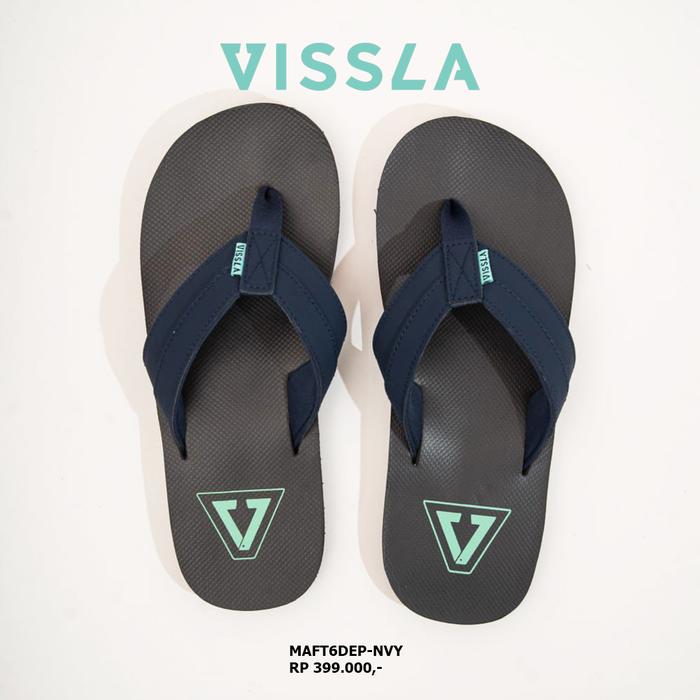 Gambar RAYSURF VISSLA SANDAL PRIA MAFT6DEP-NVY ORIGINAL dari Ray Surf undefined Tokopedia